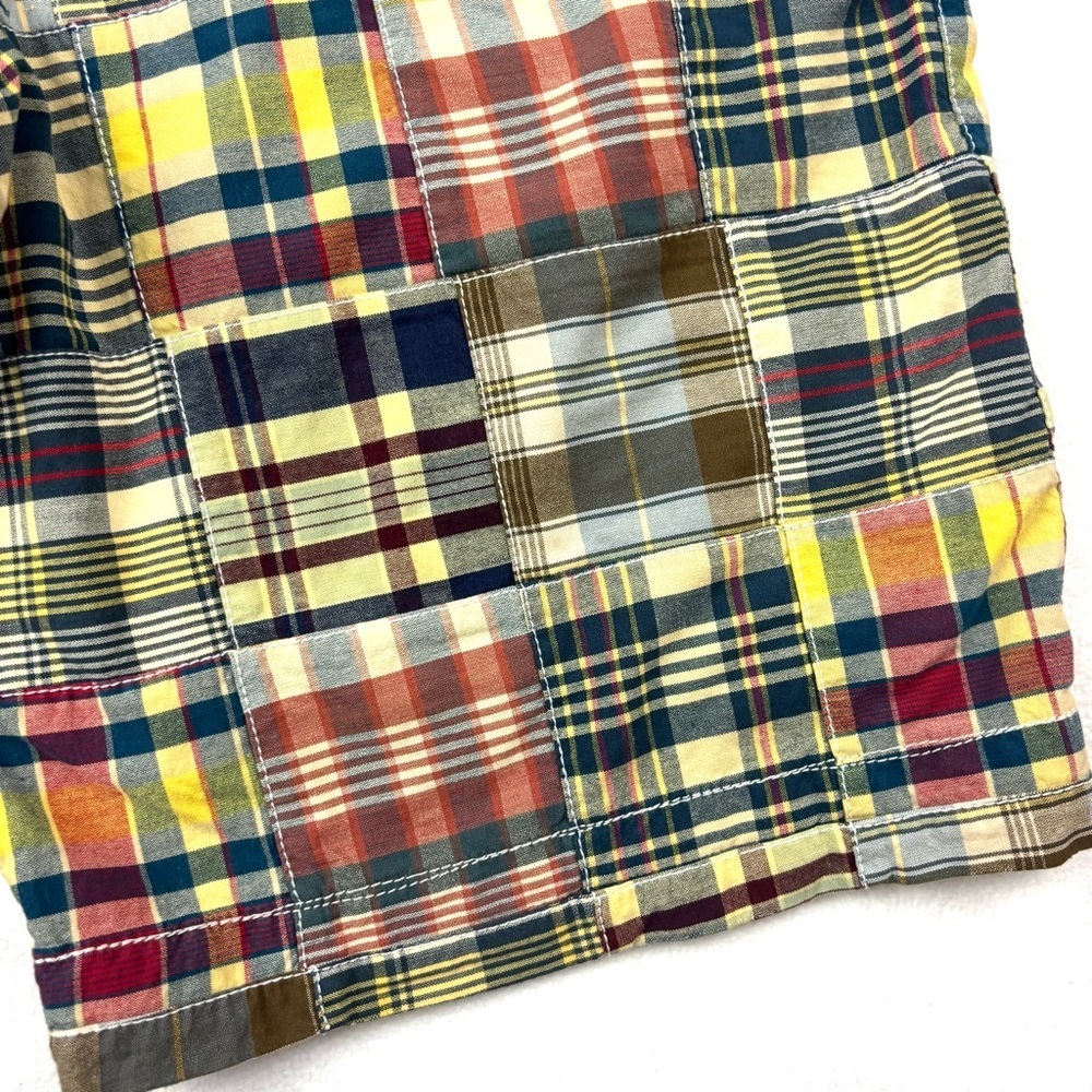 American Eagle Multicolor Patchwork Plaid 100% Co… - image 10